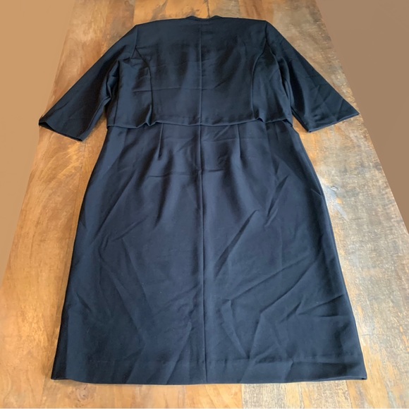 DN Design Vintage Black 2-Piece Dress & Jacket Set - Picture 3 of 14